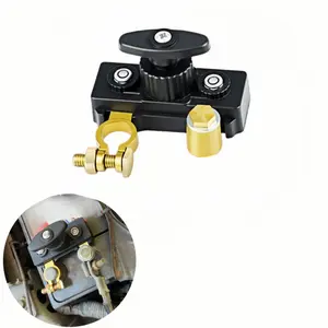 Battery  switch 12V-24V Universal Negative Battery Disconnect Switch, 0.63"-0.69" Terminal, Brass & Flame Retardant ABS, Power Cut Off for Car, Sedan, SUV, RV batter y sensor