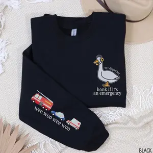 Silly Goose Dispatcher Sweatshirt, & Hoodie 911 Dispatch Crewneck Sweater, Emergency Dispatcher Sweatshirt, 911 Operator Gift, Gift for Dispatchers