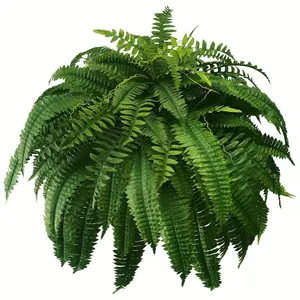 2pcs Large UV - Resistant Faux Fern Plants Home Decor - Elegant Artificial Indoor & Outdoor Decor