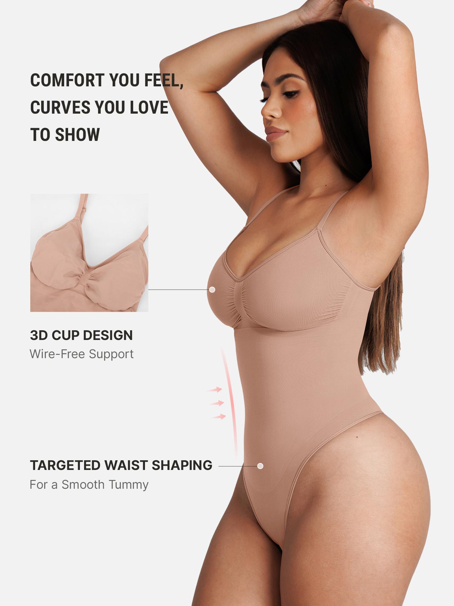 FeelinGirl Seamless Covered Bust Jumpsuit Thong Bodysuit Fit Comfort Slimming Womenswear 1 Breathable Hip Tops Soft Deals For You Days Body Hugging bodysuit shapewear Mother’s Day #Summervibes FeelinGirl Seamless Covered Bust Jumpsuit Thong Bodysuit Fit Comfort Slimming Womenswear 1 Breathable Hip Tops Soft Deals For You Days Body Hugging bodysuit shapewear Mother’s Day #Summervibes