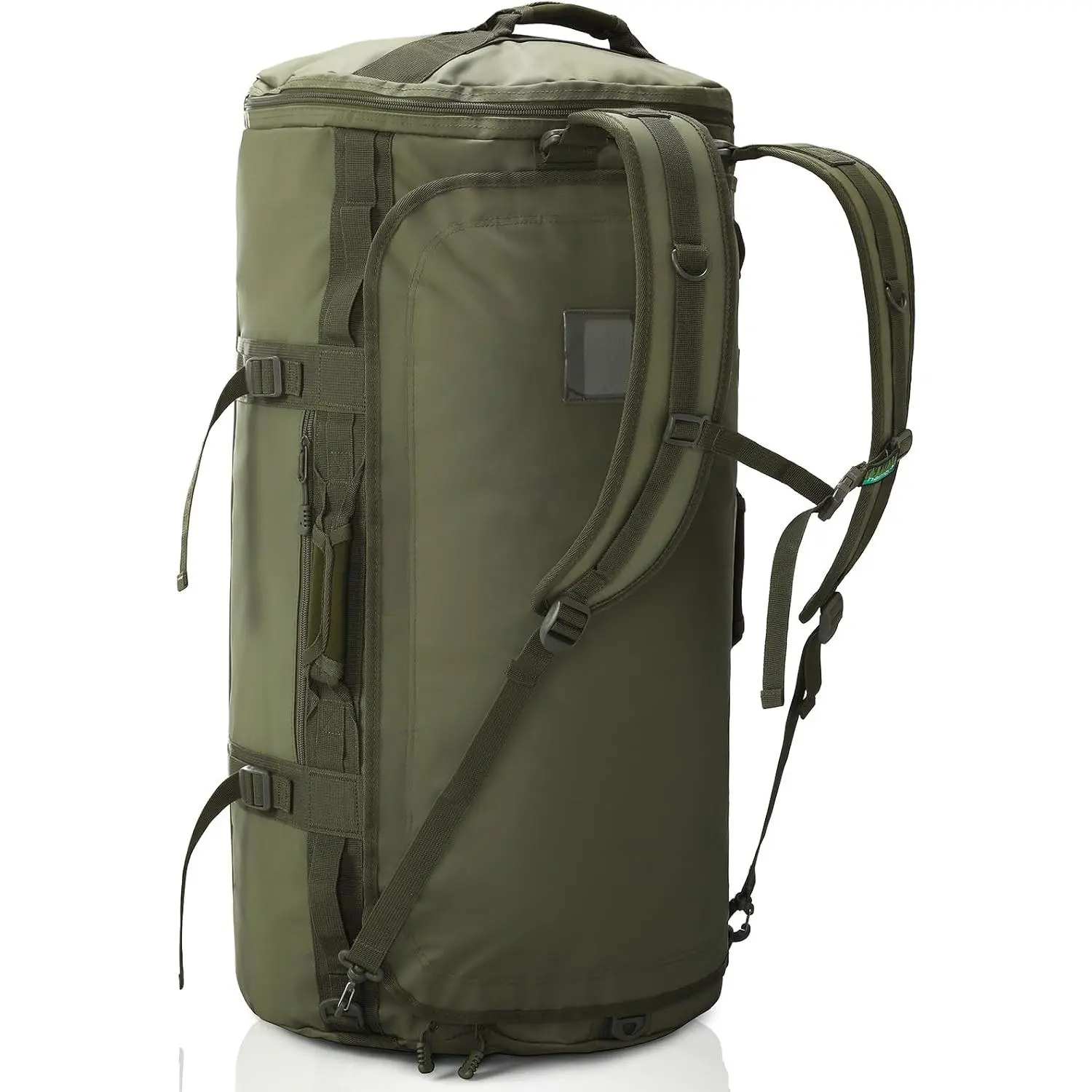 90L Large Duffle Backpack Heavy Duty Travel Duffel Bag for Camping Road Trips & Outdoor Travel, Green