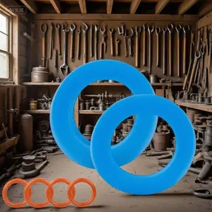 Upgraded Silicone Toilet Flush Valve Seal with O Rings, Replacement for Champion 4 and Titan 4 Models, Durable7301111-0070A Compatible Parts, 4Pcs Set, Leak-Proof Design, Easy Installation Bronze Pressure Vacuum Breaker with Shutoff