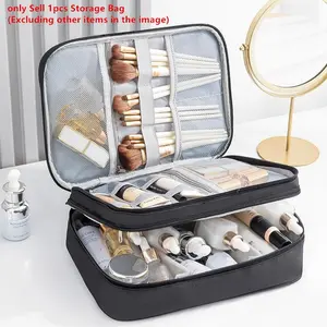 Partition Storage Makeup Bag Home Large Capacity Skin Care Products Toiletries Organizers Women Travel Cosmetic Case
