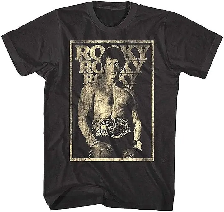 Rocky Balboa Vintage Champ Men's T-Shirt Boxing Sizes