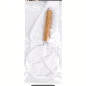 Grèg Premium Reusable Wooden Coffee and Tea Filter Bag for Thick Milk Tea Brewing - Eco-Friendly & Durable Coffee Filtering Tool