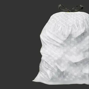 Glad Tall Kitchen Drawstring Trash Bags - Odorshield 13 Gallon White Trash Bag, Febreze Fresh Clean, 110 Count