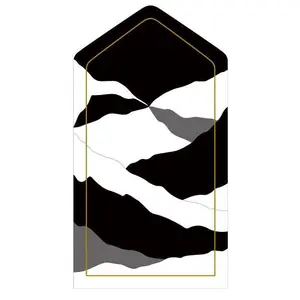 Padded Prayer Mat XL in Black N' White