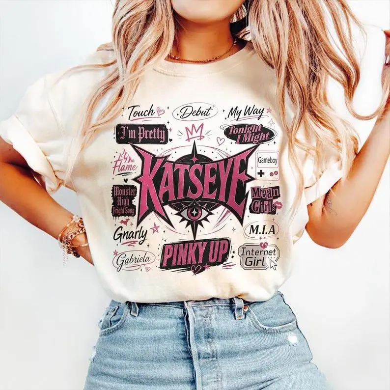 Katseye Comfort Colors T-Shirt, Katseye Members Youth Shirt, KATSEYE Merch for Kids,Vintage K-Pop Youth Shirt, Girl Group Fan Kids Tee