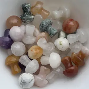 Mini Mushroom Carvings variety in crystals!!!