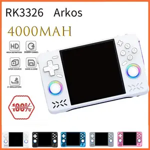 Retro Handheld Game Console, Mini Arcade Machine with 4-Inch HD Screen, Supports 3D & 4K Display, Wi-Fi Online Games, Compatible with Psp