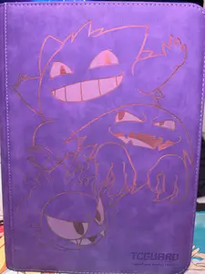 Gengar Evolution Line Binder - Purple