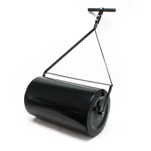 Hardware Combination Push/Tow Poly Lawn Roller with Easy-Turn Tethered Plug, 14 by 24"  60L/16 GALLON