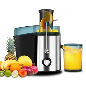 Large Mouth Centrifugal juicer, Variable Speed Juicer, 14 oz Large Capacity Vegetable Fruit juicer, Slag juice Separation juice Extractor with 3 speeds, Juice Extractor Machine