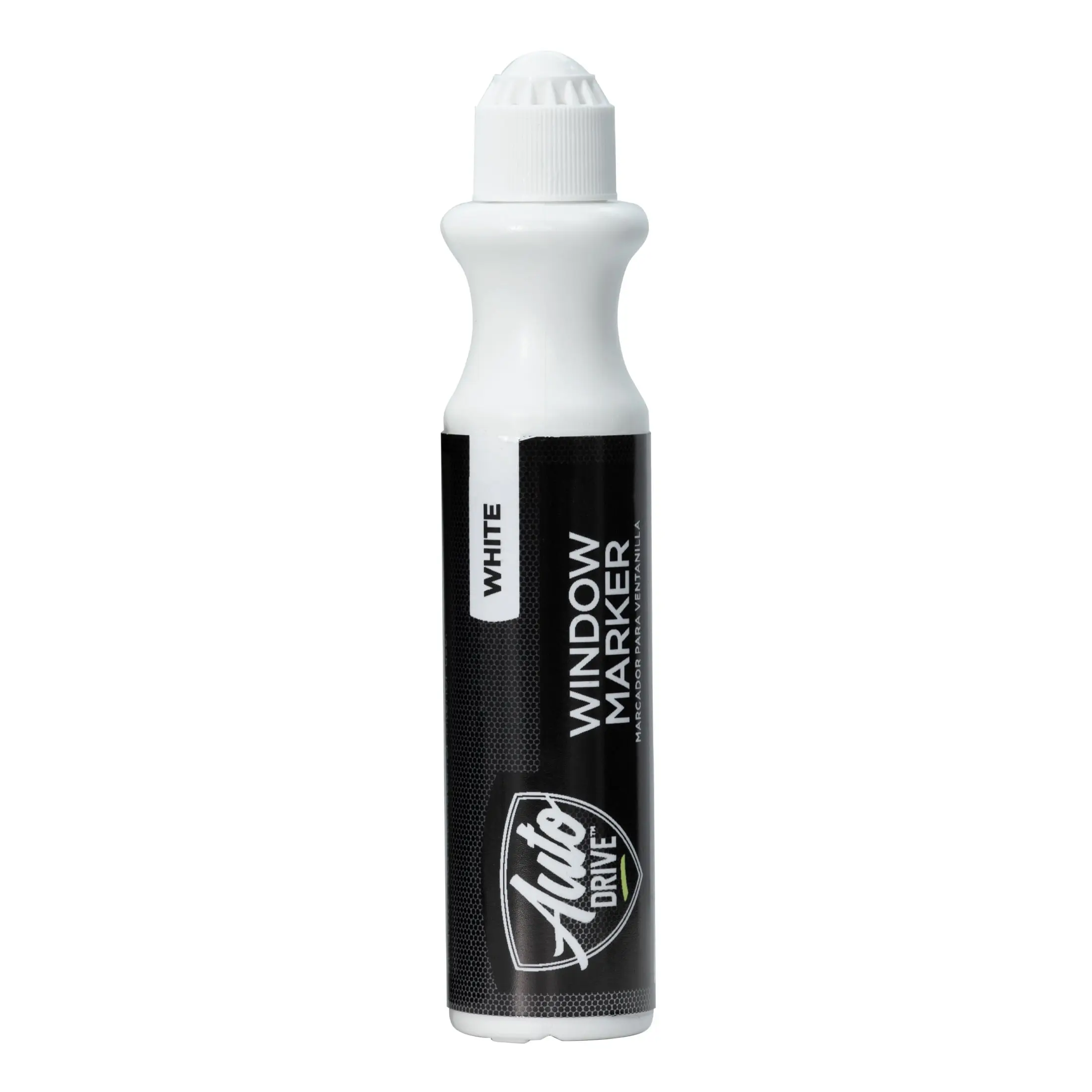 Auto Drive Automotive Window Marker White - Bright White Ink for Clear Writing on Car Windows & Glass Surfaces - Easy Application & Removable