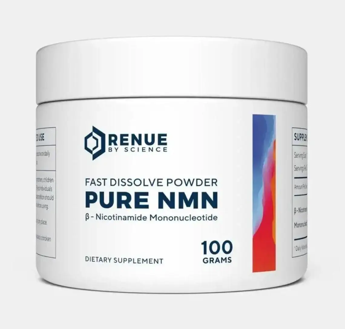 Renue by Science NMN (Nicotinamide Mononucleotide) Pure Powder Vitamin Supplement, Supports NAD+ Production, Energy, and Mitochondrial Health