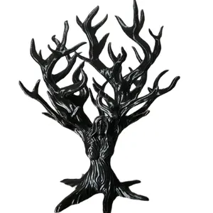 Tree Goddess Jewelry Holder 3D Printed Jewelry accessory organiser racks Box Black