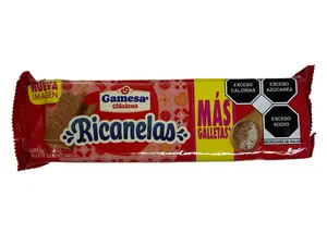 Gamesa Ricanelas – Mexican Cinnamon Cookies – 3.99 oz (113 g)
