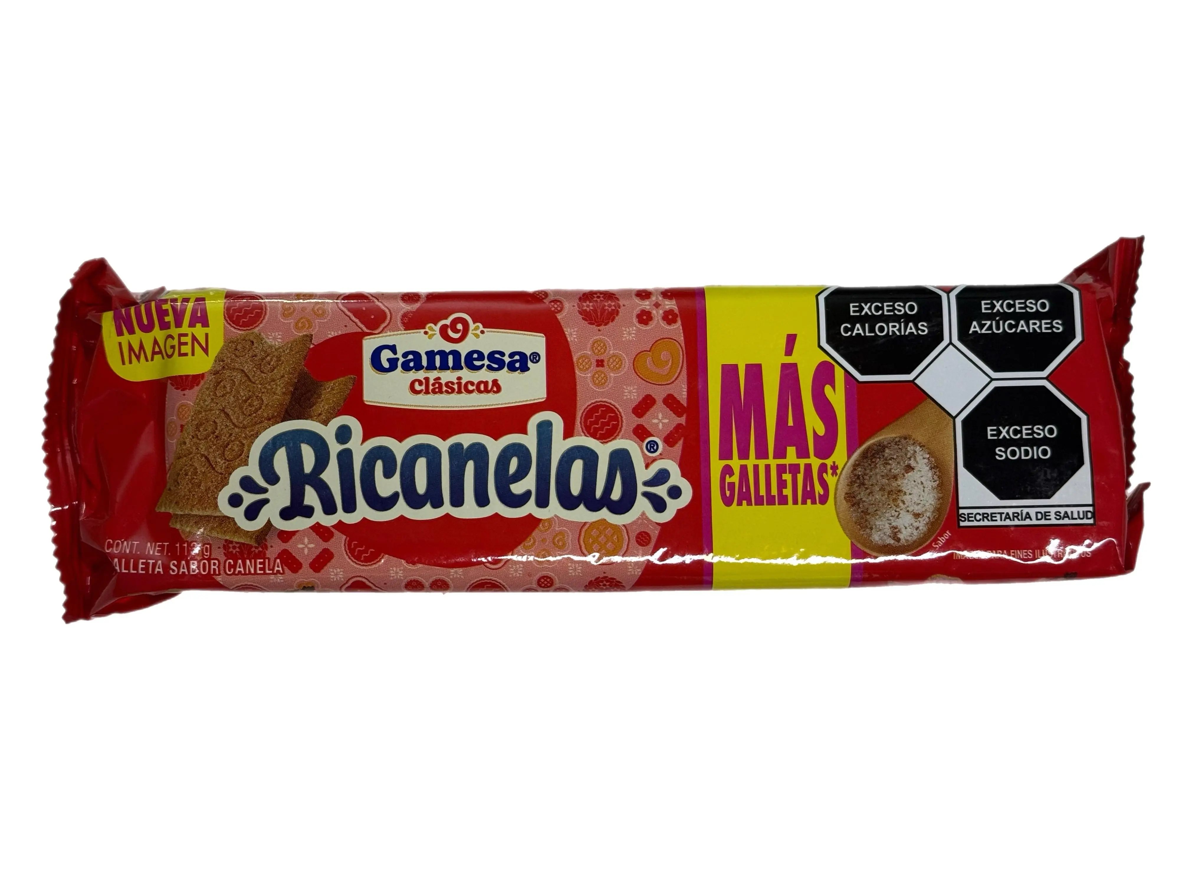 Gamesa Ricanelas – Mexican Cinnamon Cookies – 3.99 oz (113 g)