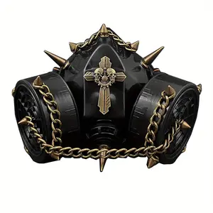 Steampunk Spike Punk Goth Gas Mask Men/Women Cosplay Costume Masquerade Mask