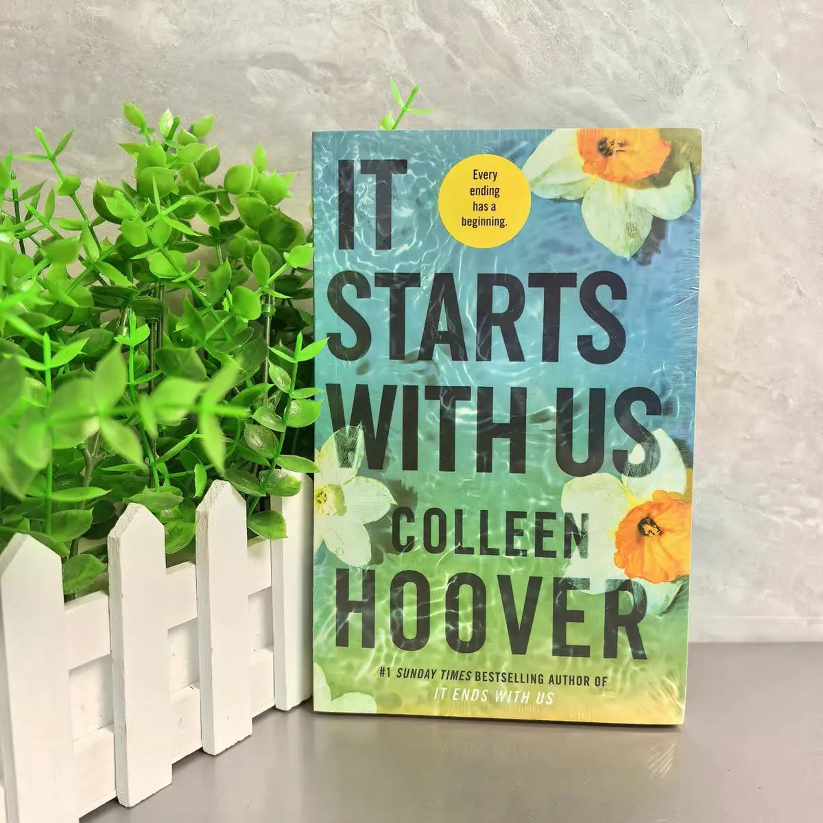 It Starts with Us Book by Colleen Hoover, Bestseller Romance Novel, Must-Read Contemporary Fiction, Perfect Gift for Fans