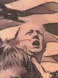 Trump Tattoo Sticker | MAGA Tattoo | President Tattoo | Election Tattoo | Assassination Tattoo | Temporary Tattoo Sticker