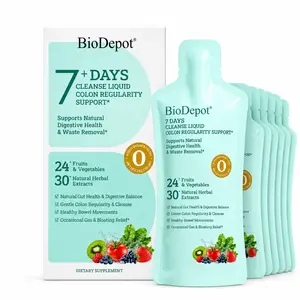 BioDepot 7+ Days Liquid Beverage — Daily Greens Fruit & Veggie Drink for Digestive Support, Gut Health & Detox Support