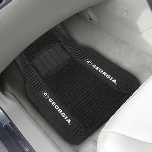 Georgia Bulldogs 2-piece Deluxe Car Mat Set 21"x27"