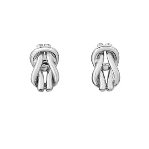 925 Sterling Silver Rhodium Sailors Knot Cufflink