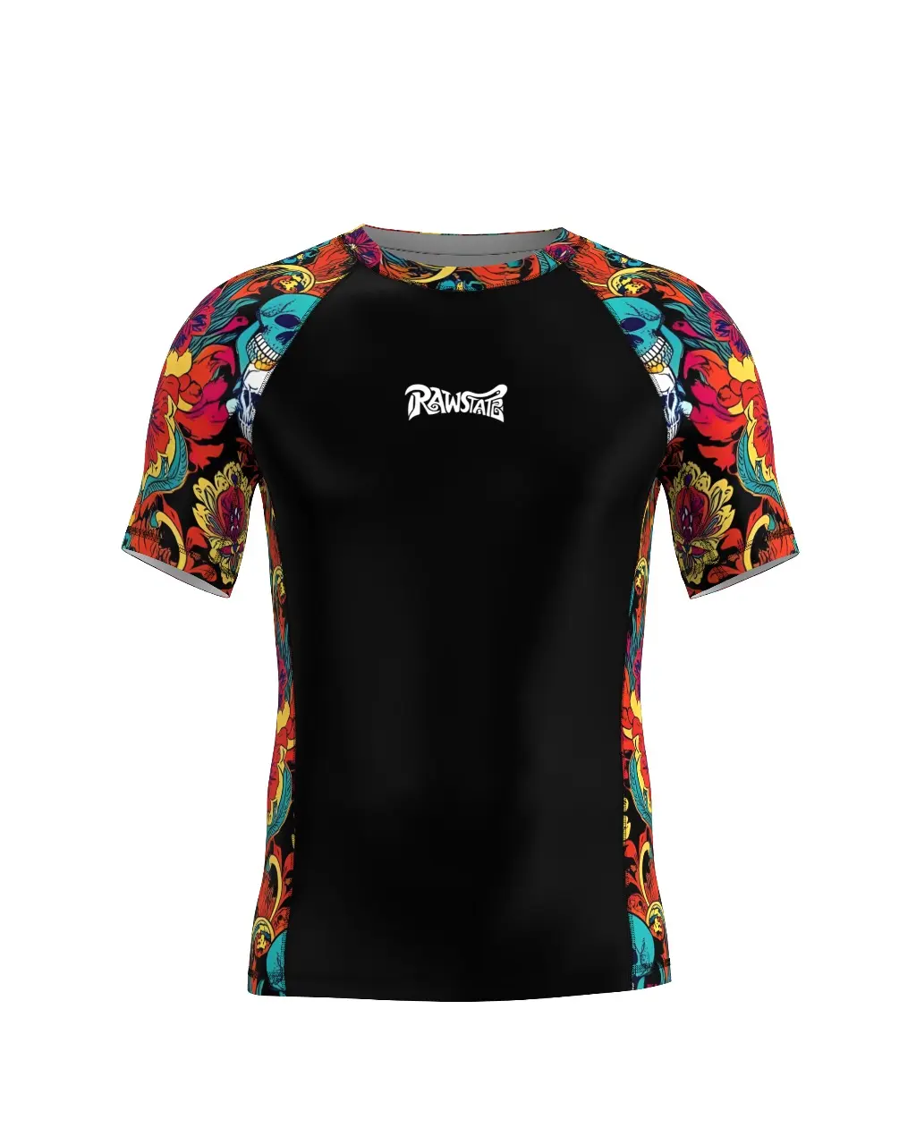SKULL BLACK NO-GI PREMIUM RASH GAURD