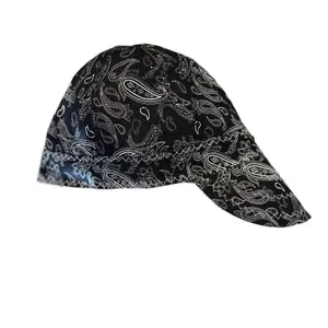 Satin Lined Welding Cap - Black