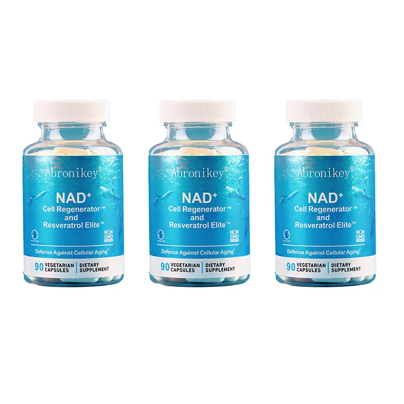Abronikey 3 cup NAD+ Supplement 2700 mg with Nicotinamide Riboside 200mg，Boost NAD+, 270 Softgels non-pharmaceutical Fitness Healthcare Dietary Edible