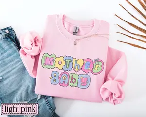 Mother Baby Sweatshirt, MBU Nurse T-Shirt, Colorful Work Sweater, Mother Baby Unit Nurse Pullover, Postpartum Nurse Crewneck, MB Unit RN Tech Gift