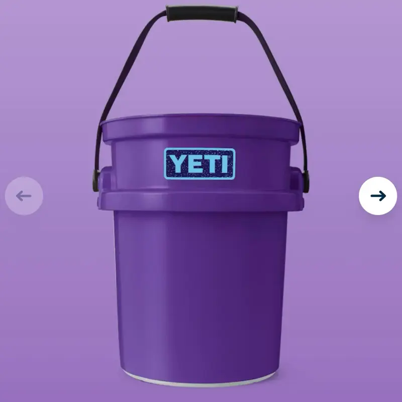 Yeti LOADOUT 5-GALLON BUCKET PACE PURPLE/BLUE