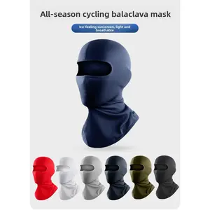 3PC Cycling Sun Protection Face Mask Windproof Dustproof Helmet Liner Neck Gaiter for Men Women