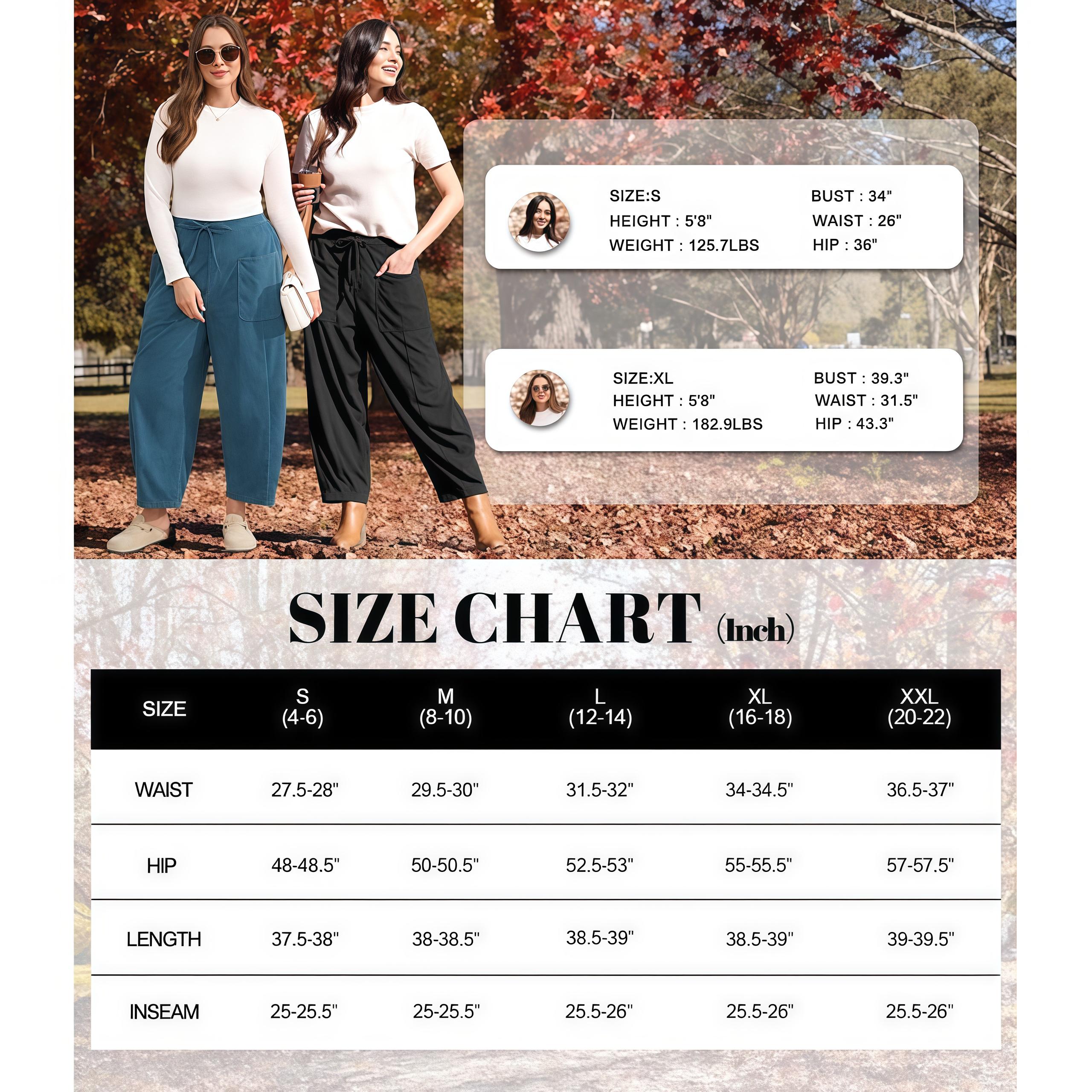 TARSE Women’s Corduroy Wide Leg Pants Baggy Minimalist Boho Pants Casual Elastic Waisted Palazzo Harem Pants with Pockets Trendy Barrel Trousers Womenswear Loose