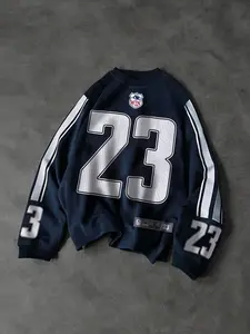 23 Number Retro Sport Sweatshirt | Vintage Jersey Aesthetic, Bold Stripes & Competition Vibe! Perfect for Street Style Flex—Cozy, Trendy & Unique. Grab this viral sports-core fit now! #VintageAthleisure #OversizedSweatshirt #StreetStyle2026