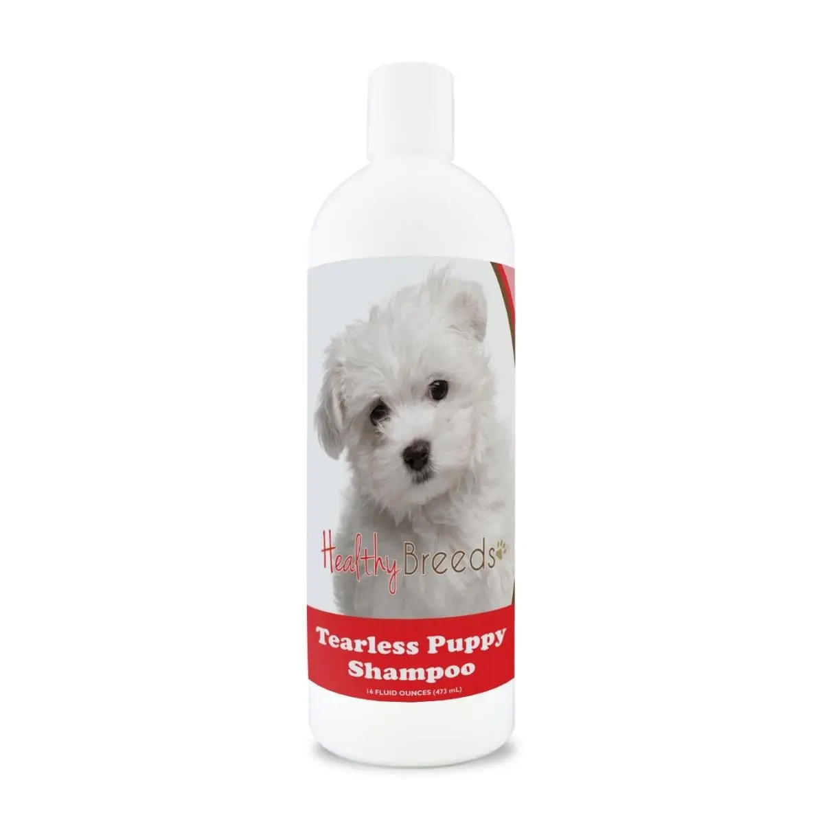 Healthy Breeds Maltese Tearless Puppy Dog Shampoo - 1.4 lbs Liquid with Lanolin, Gentle Wash, Puppy-Safe for 4 Weeks of Age, Sensitive Skin Support, Soft & Shiny Coat, All-in-1 Cleaning & Conditioning
