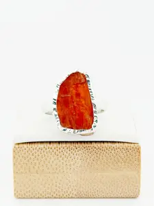 Rare Orange Kyanite Ring