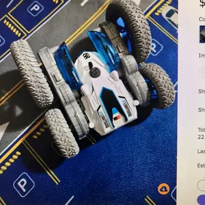 Remote control stunt speed  car with LED lights smart performance spinning car