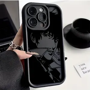 Anime Cowboy Bebop Phone Case Suitable for iPhone 16, 15, 14, 13, 12, 11 Pro Max Mini XR XS X 7 8 Plus Shockproof Soft TPU Back Cover