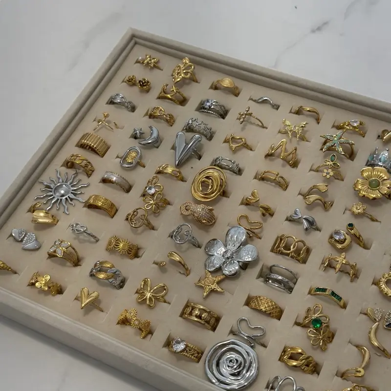 20 for $105 - stainless steel rings (build your own bundle)