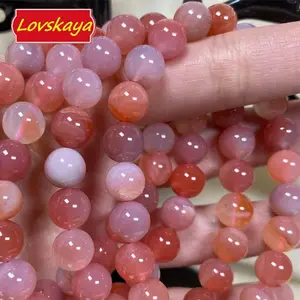 Lovskaya Yan Yuan Agate Natural Crystal Bracelet - Elegant Unisex Jewelry for Various Occasions - Natural Agate Crystals - Perfect for Everyday Wear or Special Events