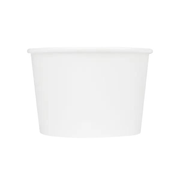Karat Earth 16oz Eco-Friendly Paper Food Containers (114.6mm), White - 500 pcs