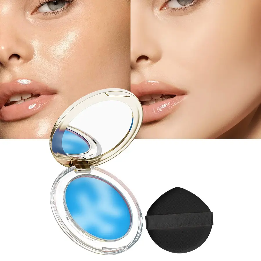 Oil Control Setting Balm, 1 count, no power setting jelly Matte Transparent Lightweight Concealer Moisturizing Foundation, Suitable for All Skin Types, Cosmetic