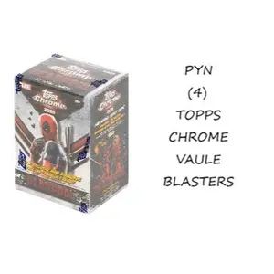 PYN  (4) Topps Chrome Deadpool Value Boxes