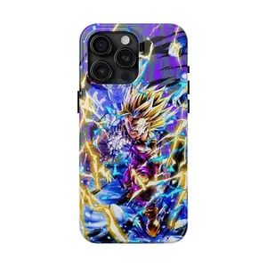 Dynamic Legendary Dragon Ball Z Saiyan Son Gohan Anime Art Tough Shockproof Phone Case for iPhone 11 12 13 14 15 16 17 Pro Max Plus