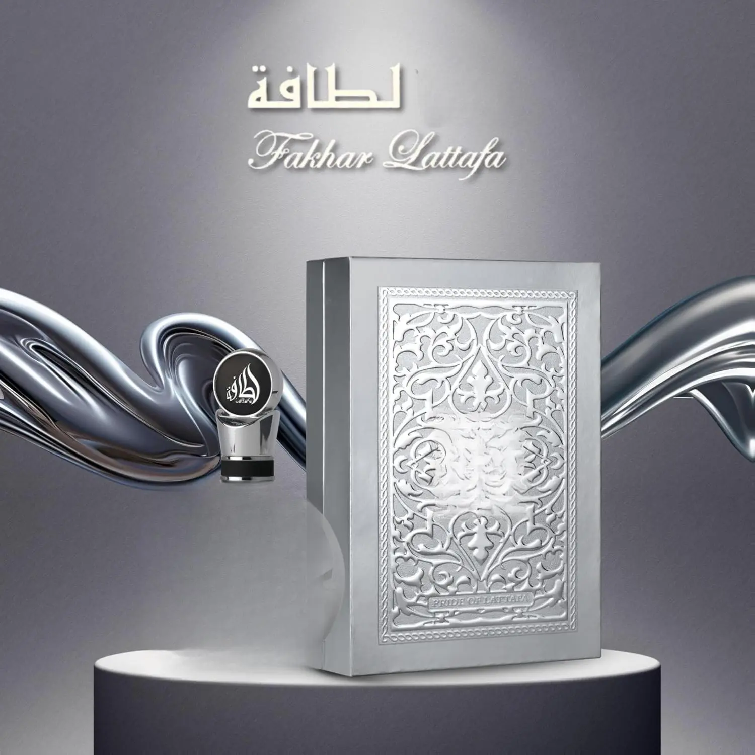 Lattafa Fakhar Platin Eau de Parfum for Men - 100ml Spicy Woody