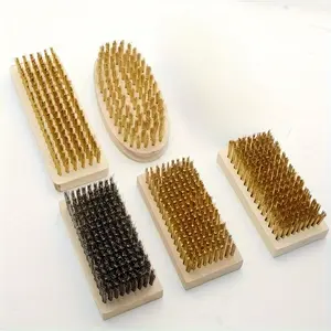 Polishing and cleaning brush - industrial mesh roller