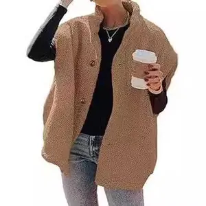 Sleeveless Lamb Wool Warm Vest Loose Coat Autumn Winter New Women's Casual Versatile Sleeveless Lamb Wool Warm Vest Loose Coat
