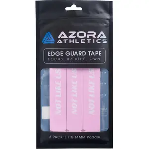 Pickleball Edge Guard Tape - “NOT LIKE US.” / 14mm - Pink / Azora Athletics